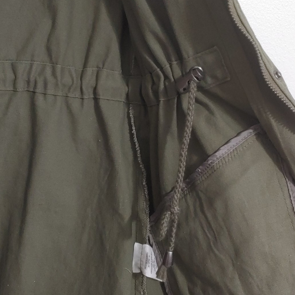Francesca’s Military Style Olive Green Jacket - Picture 9 of 15